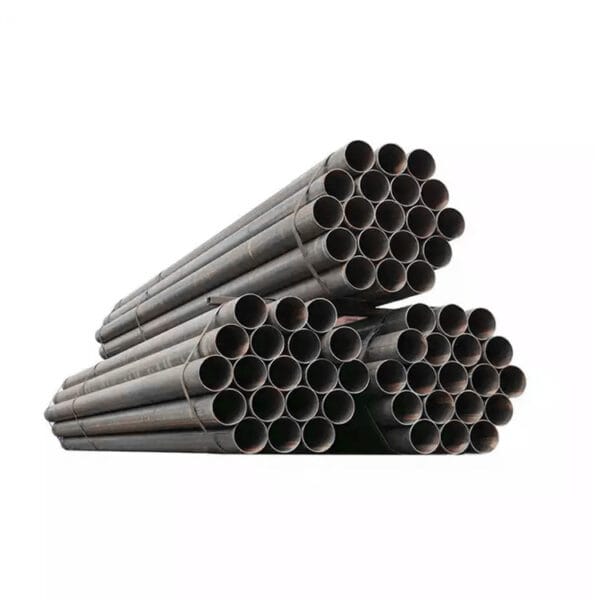 Q235b SS400 ASTM A53 EN S275JR polished surface hot rolled carbon straight seam welded round steel pipe